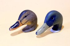 R - Haman - heads with satin spar varnish on bills.JPG