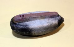 Model 63 Diver Body - keel filled w thickened epoxy.JPG