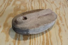 Model 63 Diver body - bottom coated epoxy + sawdust.JPG