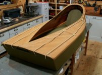 19. Shock cord fully installed - ready for thatch..jpg 19. Shock cord fully installed - ready for thatch..jpg