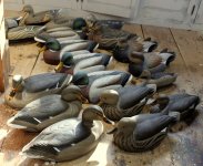 Various decoys on floor.JPG