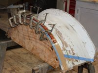 sm CAIRD - Spray Shield Thatch Rail - glue up.JPG