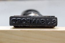 sm Branding Iron - S J Sanford - crooked on iron.jpg