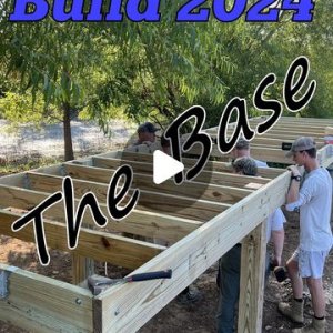 Part one of our summer 2024 duck blind build.