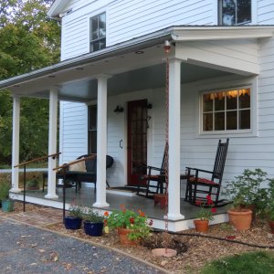 sm Porch with gutters and rain chains.JPG