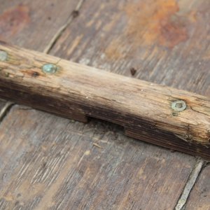 sm BBSB 28 Bottom frame with rivets and roves and weep hole.JPG