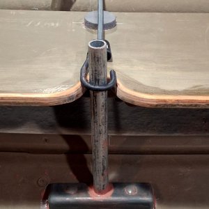 J - Pipe Stanchion curing with shock cord.jpg