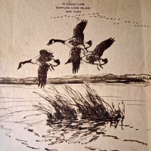 8 sm Ralph Cranford - Three Canadas  landing pen n ink.jpg