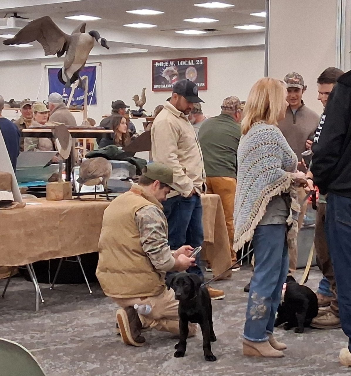 sm 4 A Babich with Labs and Arnister Goose.jpg