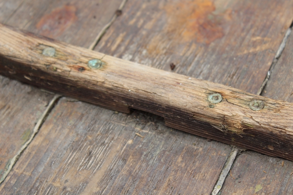 sm BBSB 28 Bottom frame with rivets and roves and weep hole.JPG