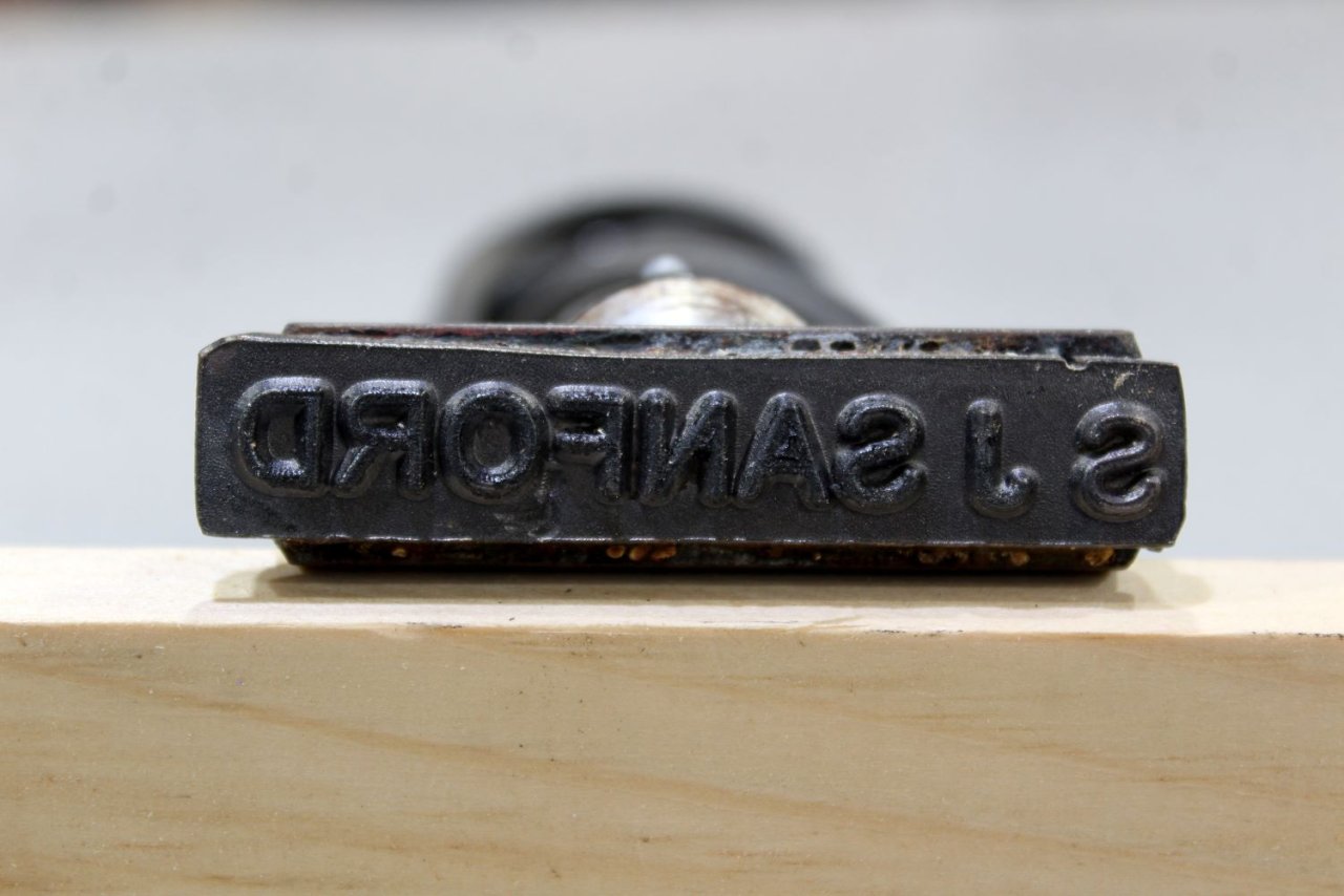 sm Branding Iron - S J Sanford - crooked on iron.jpg