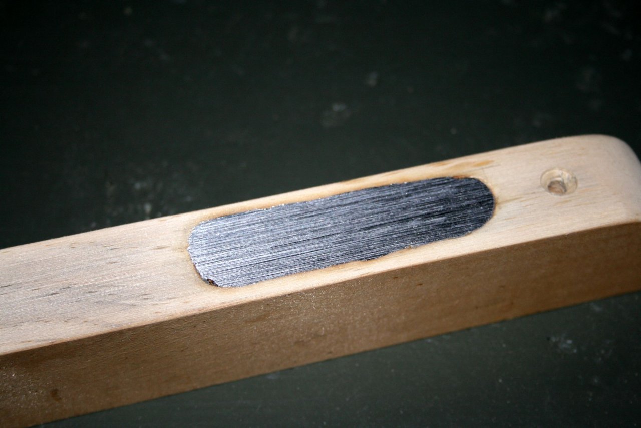 sm Gunner keel with lead sanded flush..jpg