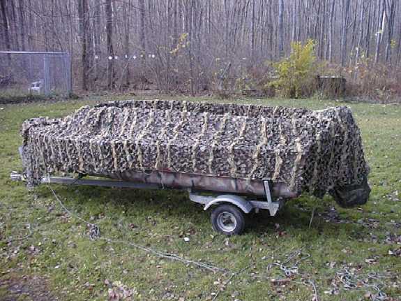 boat blind material